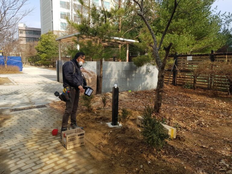 보안등 설치공사